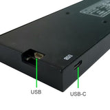 8.8 Inch 1920X480 Ips Lcd Monitor As Secondary Display/Diy Computer Pc Case Gpu Cpu Ram Temperature Data Monitoring Sensor Panel,Black