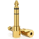 6.35mm to 3.5 mm Adapter,3.5mm Stereo Headphone Adapters for Audio Connector, 3.5mm Female to 6.35mm Male Jack Plug Stereo Adapter for Headphone
