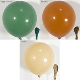 Sage Green Brown Nude Balloon Arch Kit Jungle Woodland Safari Baby Shower Birthday Party