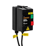 Single Phase 230V Magnetic Switch Box, 21-25 Amps, On/Off Push Button, Ul Certified, Includes 3-Wire Motor/Load And Power/Line Cords,Fits Table Saw, Planer, Cabinet Saw (71740)