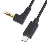1FT USB Micro 15pin to Right Angle 3.5mm timecode Cable;Camera FX3 timecode Cable for Sony FX-30 A7M3 A7M4 A7S2 A7S3