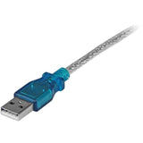 StarTech.com 17in (43cm) 1-Port USB to Serial Adapter Cable, USB-A to DB9 RS232 Adapter, Prolific Chipset - M/M