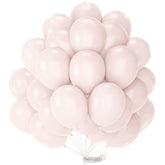 Beige Balloons 50 Pcs 12 Inch Cream Ivory Sand White Nude Balloons Wedding Bridal Graduation Baby Shower Gender Reveal Birthday Boho Party Decorations White-F60