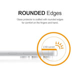 (2 Pack) Designed For Samsung Galaxy A35 5G Tempered Glass Screen Protector, Anti Scratch, Bubble Free