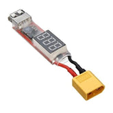 Xt60-Plug Connector To Usb Plug Connector With Voltage Lcd Display For Iphone Android