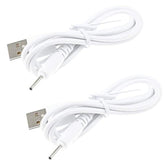Usb To Dc 2.0Mm Cable, Earbuds Usb Dc Charger Adapter,Usb 2.0 Type A Male To D