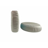 Headset Earpads Replacement Ear Cushions Accessories With Memory Foam Compatible With Skullcandy Riff Riff2 Wired/Wireless On-Ear Headphones -Protein Leather White