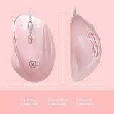 Micropack Ergonomic Mouse Wired For Laptop, Pc Computer And Desktop, Ergo Mous