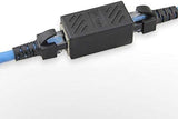 2Pcs Rj45 Coupler Connector Coupling Extension Adapter Cat6A Network Lan Ethernet Cable For Cat7/Cat6A/Cat5E Ethernet Cable Extender Adapter Female To Female