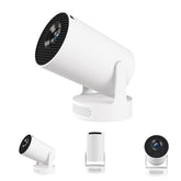 Mini Projector, 2025 Portable Smart Projector With Wifi And Bluetooth, 1000 Lumens, 150-Inch Display, Lcd Led Technology
