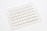 White Blank 132 Key Mda Profile Pbt Keycap Set
