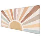 Boho Sun Large Mouse Pad 31.5X15.7Inch, Sunshine Rainbow Large Extended Computer Desk Mat Mousepad For Keyboard And Mouse, Boho Desk Accessories