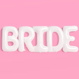 40" Jumbo White BRIDE Balloons – XL Decor for Bachelorette, Wedding & Engagement Parties