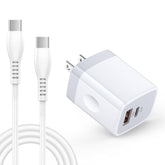 Fast Phone Charger For Iphone 17, 17 Pro, 17 Pro Max, 17 Air, 16E, 16, 16 Plus, 16 Pro Max, 16 Pro, 15 Series, Samsung Galaxy S25 S24 S23 Fe Edge Ultra 5G, Wall Power Adapter With Usb C To C Cable