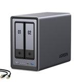 Nas Dxp2800 2-Bay Desktop All-Round Nasync Ideal For Small Team, Enthusiasts, Intel N100 Quad-Core Cpu, 8Gb Ddr5 Ram, 2.5Gbe, 2X M.2 Nvme Slots, 4K Hdmi, Network Attached Storage (Diskless)