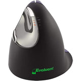 Evoluent VM4S Vertical Mouse 4 Right Small Ergonomic Mouse Plus Microfiber Cloth - Value Bundle