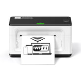 Wireless Wi-Fi Thermal Printer Shipping Label Printer, Compatible With Airprint Iphone, Ipad, Macos, Android Windows Suit For Small Business, Etsy, Ebay, Usps, No Ink, Fast & Clear Printing