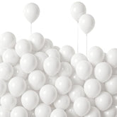 160 Pcs 5" Matte White Latex Balloons for Wedding Birthday Party