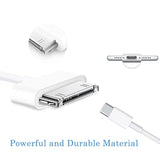 Usb-C To 30 Pin Cable, 3Ft Type-C To 30 Pin Cable Mains Charging Syncing Old P