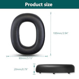 Replacement Ear Pads, Compatible With Bowers & Wilkins Px8/Px7 S Headphones, New Soft Protein Leather Combined With High-Density Memory Foam Foam, 'S Replacement Ear Pads 1 Pair (Black)