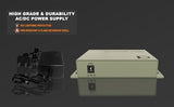 4 Port Rj-45 Gigabit Ethernet To Multimode St 850Nm Fiber Media Converter | Mini Switch - Built-In Fiber Module 550M (0.34 Miles) To Utp Cat5E Cat6 4 X 10 100 1000 Rj-45 Autosensing Ports