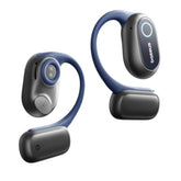 Baseus Open-Ear Headphones, Hi-Res Wireless Audio with LDAC, Rich Bass, Comfortable Silicone Cushion Design, 60H Play, AI Clear Calls, Bluetooth 5.4, IPX4, Open-Ear Earbuds - Bowie MF1