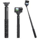 Osmo Action 6 Selfie Stick with Magnetic Quick Release Mount (120cm/47.2in), Adjustable Handheld Invisible Monopod Pole Extension Rod for DJI Osmo