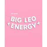 Big Leo Energy Birthday Party Iridescent Foil Banner - 5 Ft. | Zodiac Leo, Horoscope, Astrology Bday Party Decorations Gift