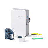 N1 Label Maker With Tape, Portable Bluetooth Label Printer Support Color Ribbon Printing, Mini Sticker Labeler Rechargeable For Home Office Small Business Outdoor Storage, White