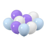 60 Pcs 12 Inch Latex Balloons For Birthday, Wedding, Baby Shower Decorations - Purple Blue White Party Balloons Bulk Pack, Spring Summer Party Supplies