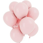50pcs 12" Pink Balloons for Birthday, Baby Shower, Gender Reveal & Wedding Decor