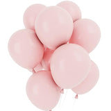 50pcs 12" Pink Balloons for Birthday, Baby Shower, Gender Reveal & Wedding Decor