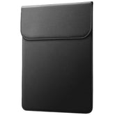 JETech Slim Laptop Sleeve for MacBook Pro 14-Inch(M4/M3/M2/M1, 2021-2024), PU Leather Case with Magnetic Closure (Black)
