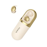 Sleep Headphones For Side Sleepers, Sleep Invisible Earbuds With Vibration Charging Case Wireless Bluetooth 6.0, Soft Silicone Mini Earbuds For Sleeping, Snoring Noise Isolation, S13 Beige