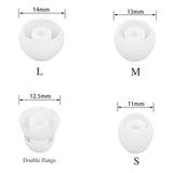 Earbud Tips Ear Tips Replacement Earbud Tips Earbud Replacement Tips Headphone Earbud Tips Earbud Tip Eartips Earbud Covers Compatible With Powerbeats Pro Beats Wireless Earphone 4 Pairs (White)