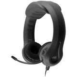 HamiltonBuhl Kid's Flex-Phones TRRS Headset with Gooseneck Microphone, Black