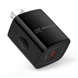 Usb Wall Charger, 18W Quick Charge 3.0 Fast Charging Block Android Wall Charger Box Cube Power Adapter Plug For Iphone 16 15 14,Samsung Galaxy S25 S24 Ultra S23 S22 A16 A15 A55 Note20,Moto G Stylus