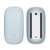 Silicone Cover Compatible With Apple Magic Mouse 1/2 Cover - Soft Mouse Protector Grip - Light Blue