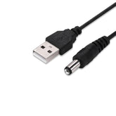 3.3Ft Usb-A To 3.5Mm 5V Dc Barrel Jack Male Charger Power Cable Adaptor Lead?Suitable For Small Fans/Speakers/Desk Lamps/Luna Facial Cleansers/Hub Splitters