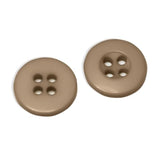 Tan Button 4-Hole Button 20L Melamine Shirt Buttons Plastic Button Sew