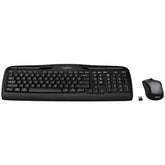 Logitech MK335 Quiet Wireless Keyboard and Mouse Combo - Black/Silver Keyboard and Mouse Combo Wireless, Ambidextrous