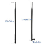 4G Lte Antenna 9Dbi Rp-Sma Antennae Compatible With Spypoint Link Tactacam Stealth Cellular Trail Camera Outdoor Wildlife Hunting Game Cam Security Camera (2-Pack)
