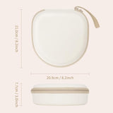 Yinke Case For Wh-Ch720N / Wh-Ch710N /Wh-Ch700N Headphone, Travel Protective Cover Storage Bag (White)