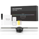 3D Hologram Fan 42Cm,3D Holographic Fan With Wifi,244 Highlight Leds And 2200 Cd/M² Brightness,3D Hologram Led Fan Projector For Store Display,Events,Exhibition