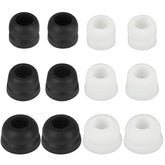 Earbud Tips Replacement Earbud Tips Earbud Replacement Tips Ear Covers Double Flange Silicone Eartips Earplug Ear Tips For Earbuds Fit For Beats Fit Pro Ear Tips Buds Black+White 6 Pairs Sml