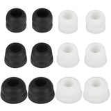 Earbud Tips Replacement Earbud Tips Earbud Replacement Tips Ear Covers Double Flange Silicone Eartips Earplug Ear Tips For Earbuds Fit For Beats Fit Pro Ear Tips Buds Black+White 6 Pairs Sml