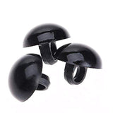 100Pcs 10Mm Diy Black Plastic Solid Safety Eyes Sewing Crafting Eyes B