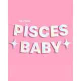 Pisces Baby Birthday Party Iridescent Foil Banner - 5 Ft. | Zodiac Pisces, Horoscope, Astrology Bday Party Decorations Gift