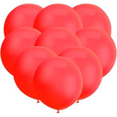 30Ct/Pack Red Balloons 18 Inch Big Red Balloons Latex Giant Red Balloo
