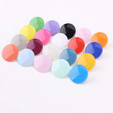 300 Sets 20-Color Kam Snaps Buttons, Glossy Round Size 20 (1/2") T5 Pl